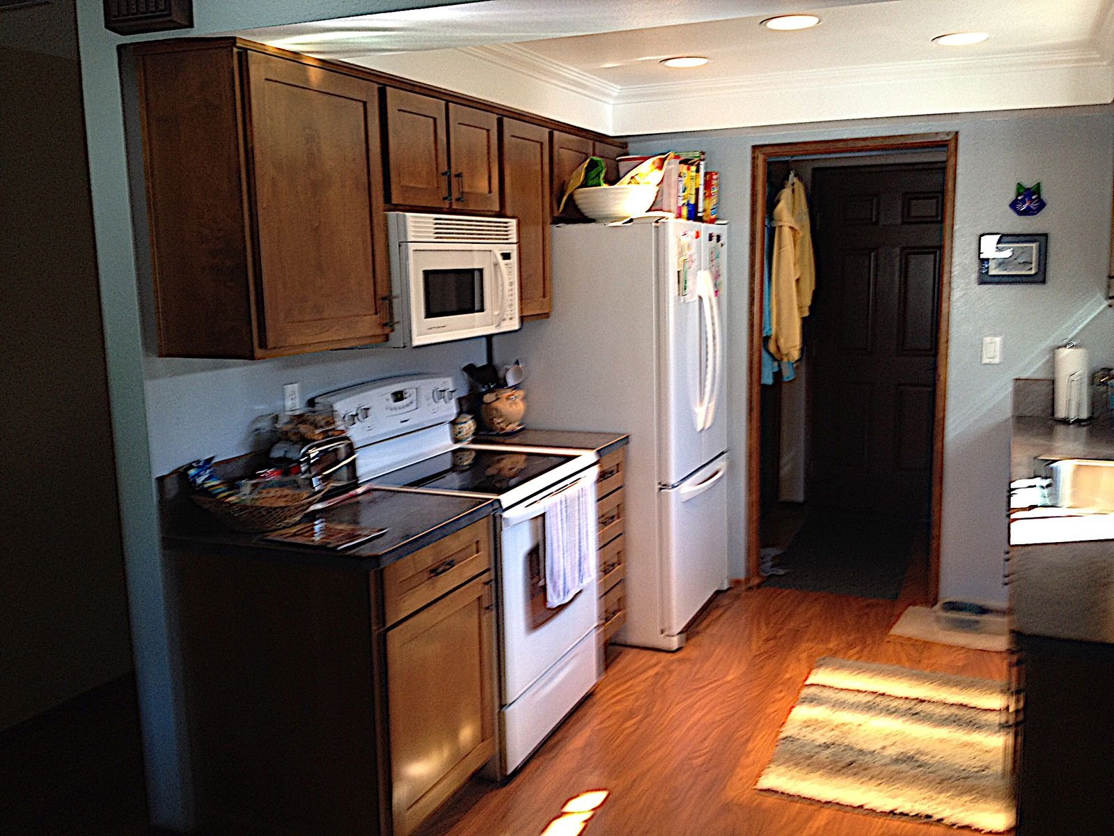 Custom kitchen cabinets first major project Tillamook Oregon