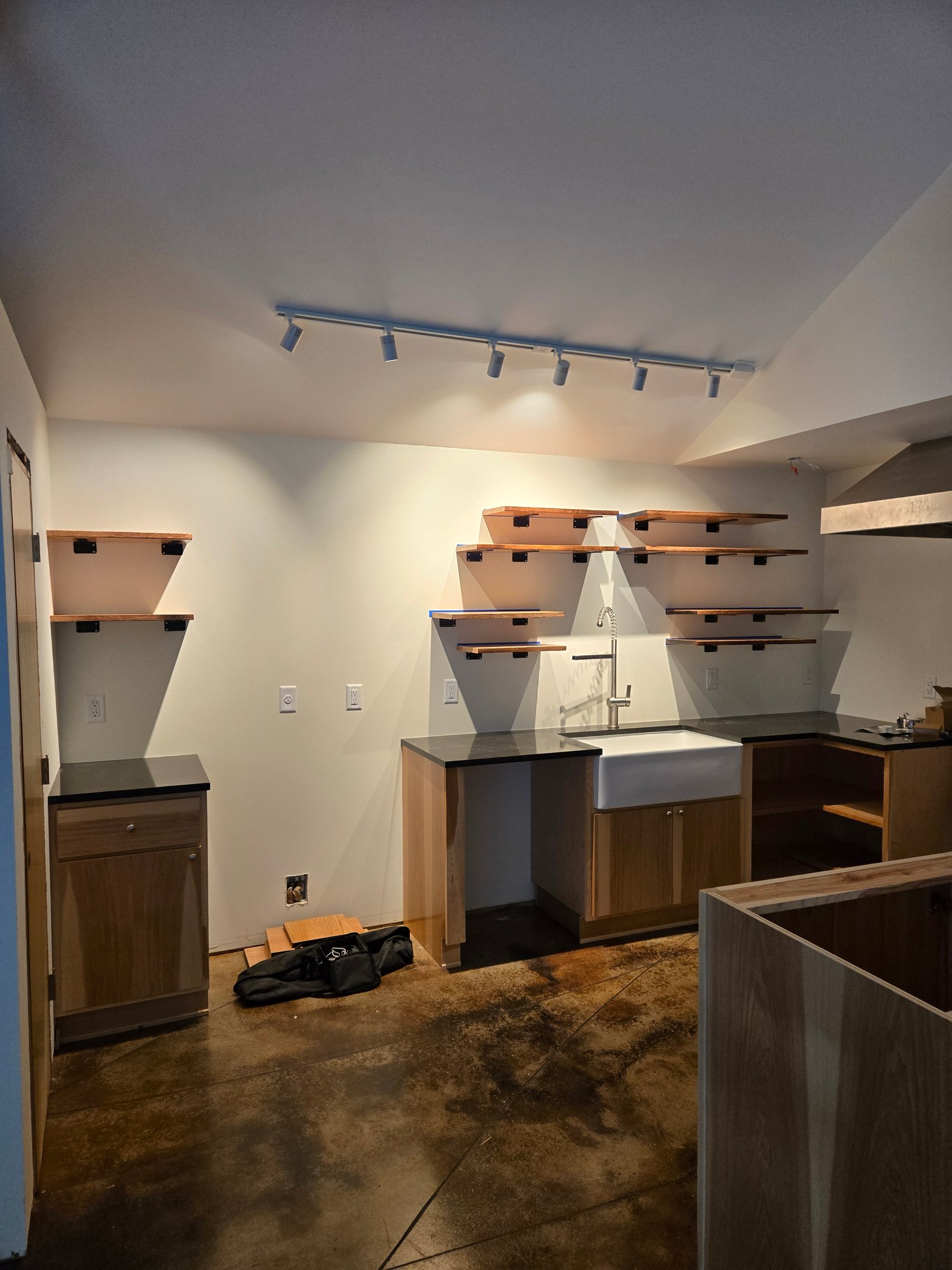 Hickory kitchen cabinet construction